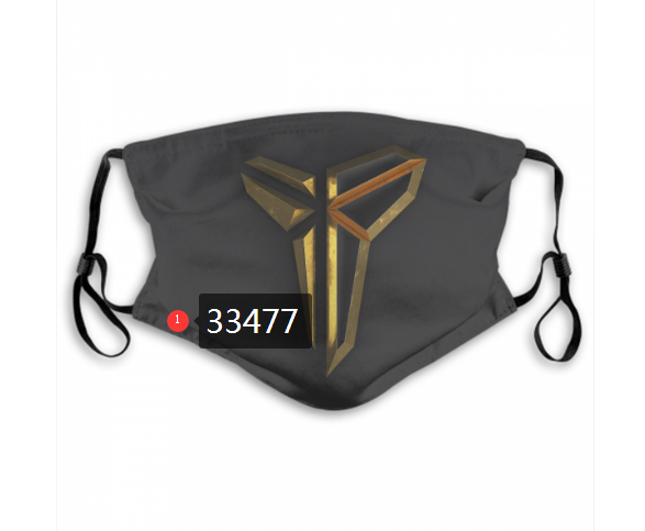 2021 NBA Los Angeles Lakers #24 kobe bryant 33477 Dust mask with filter->nba dust mask->Sports Accessory